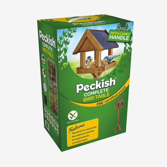 Peckish Complete Bird Table in box packaging