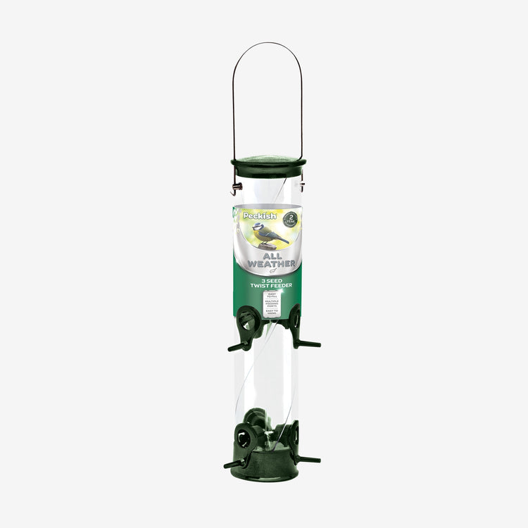 Peckish All Weather 3 Seed Twist Feeder