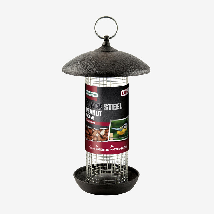 Gardman Black Steel Large Peanut Feeder