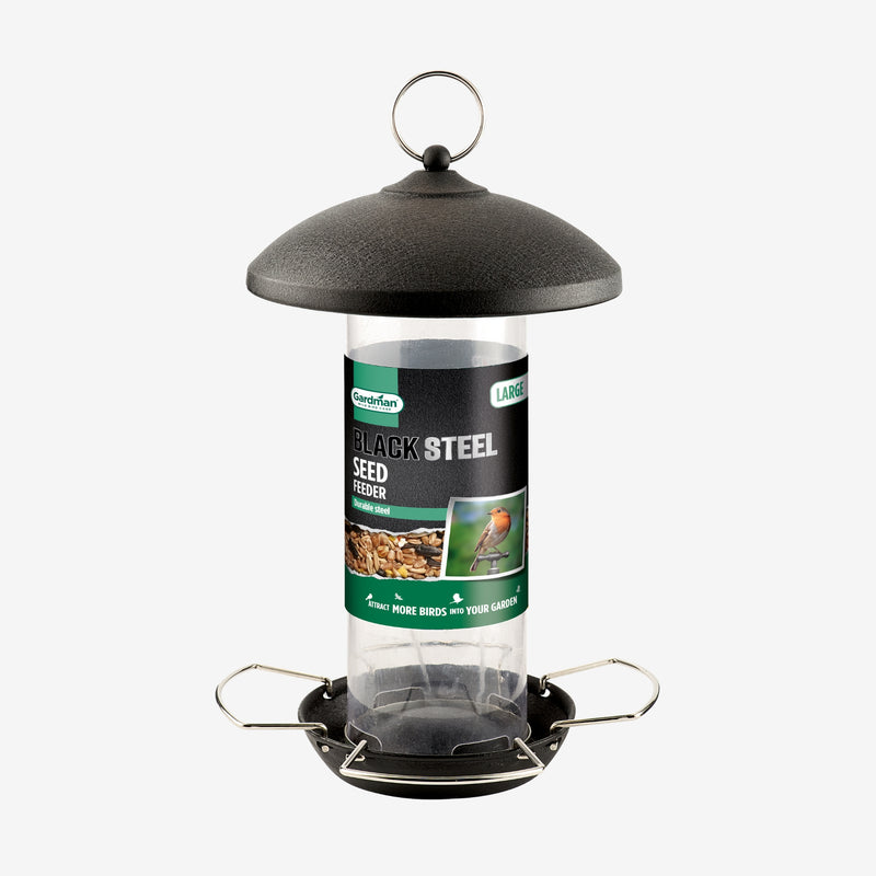 Gardman Black Steel Large Seed Feeder