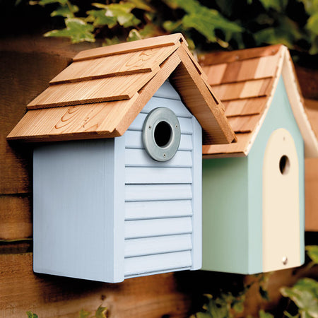 Gardman Beach Hut Nest Box - Blue