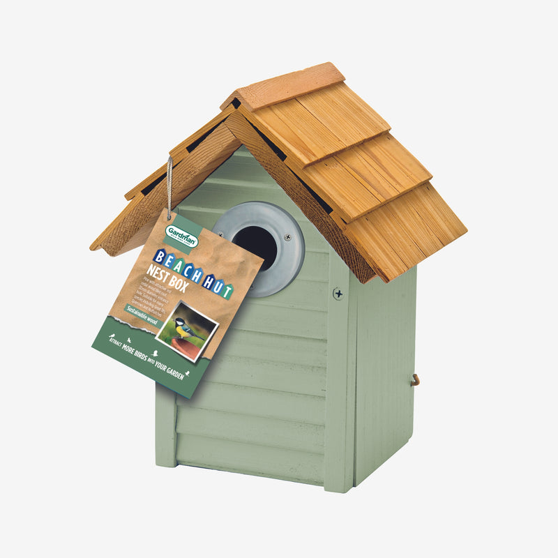 Gardman Beach Hut Nest Box - Green