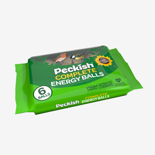 Pack of Peckish Complete Energy Balls on a white background