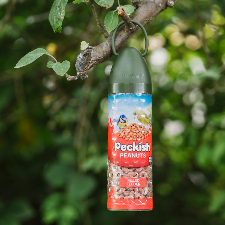 Peckish Peanuts Filled Feeder