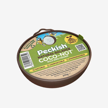 Peckish Natural Balance Coco-Not® Wild Bird Feeder - 4 Pack