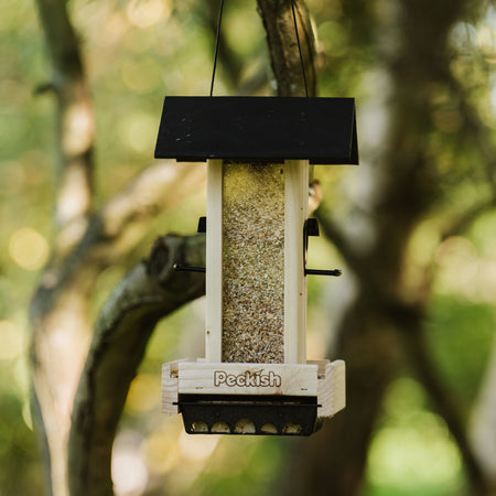 Peckish Woodland Feast Seed & Suet Cake Tower Feeder