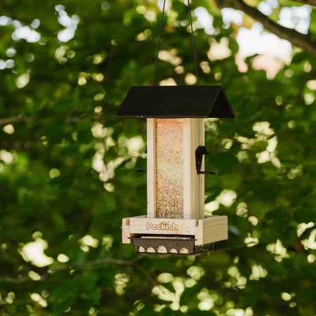 Peckish Woodland Feast Seed & Suet Cake Tower Feeder