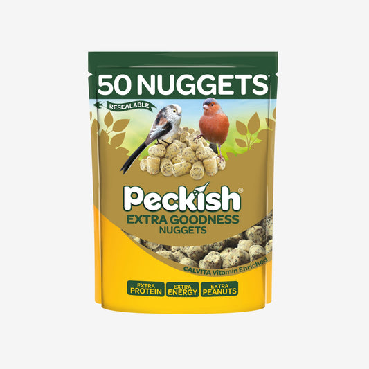 Peckish Extra Goodness Nuggets packaging