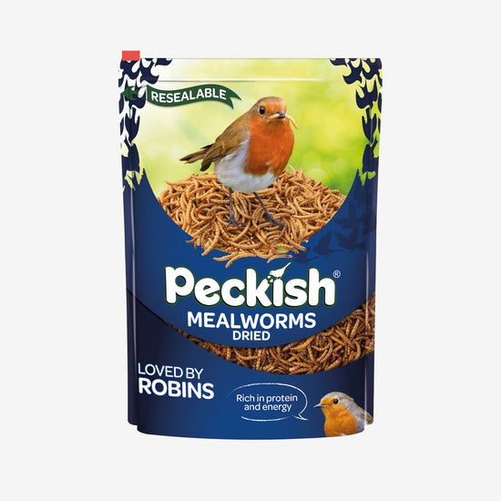 Peckish Mealworms in plastic packaging