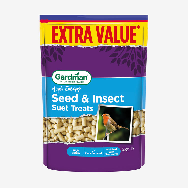 Gardman Seed and Mealworm Suet Treats 2kg