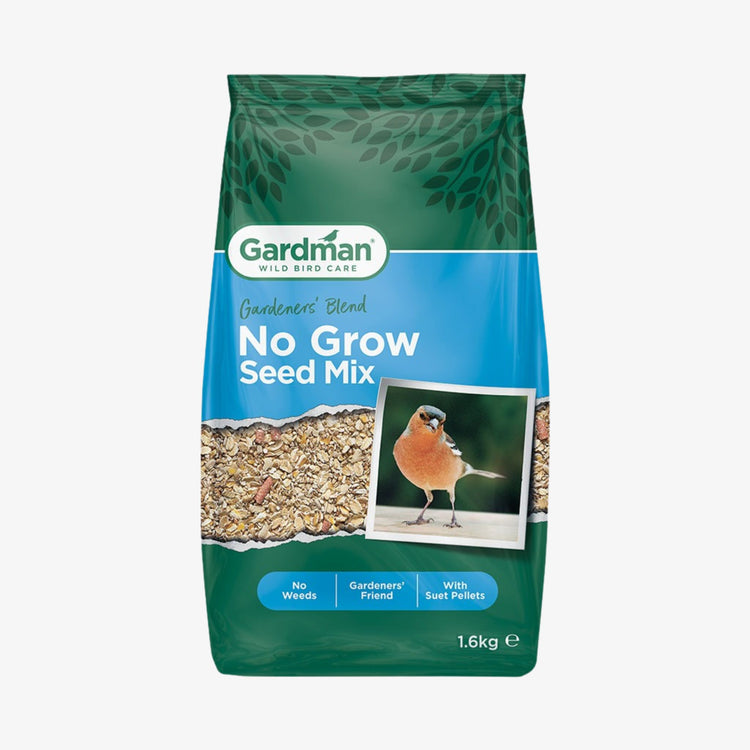 Gardman No Grow Seed Mix 1.6kg + 25% Extra Free
