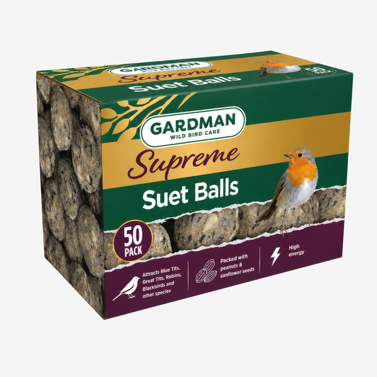 GARDMAN SUPREME SUET BALLS 50 PACK BOX