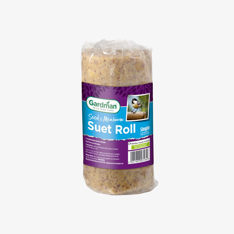 Gardman Seed & Mealworm Suet Roll