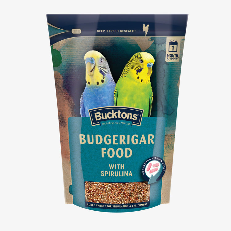 Bucktons Budgie Food with Spirulina