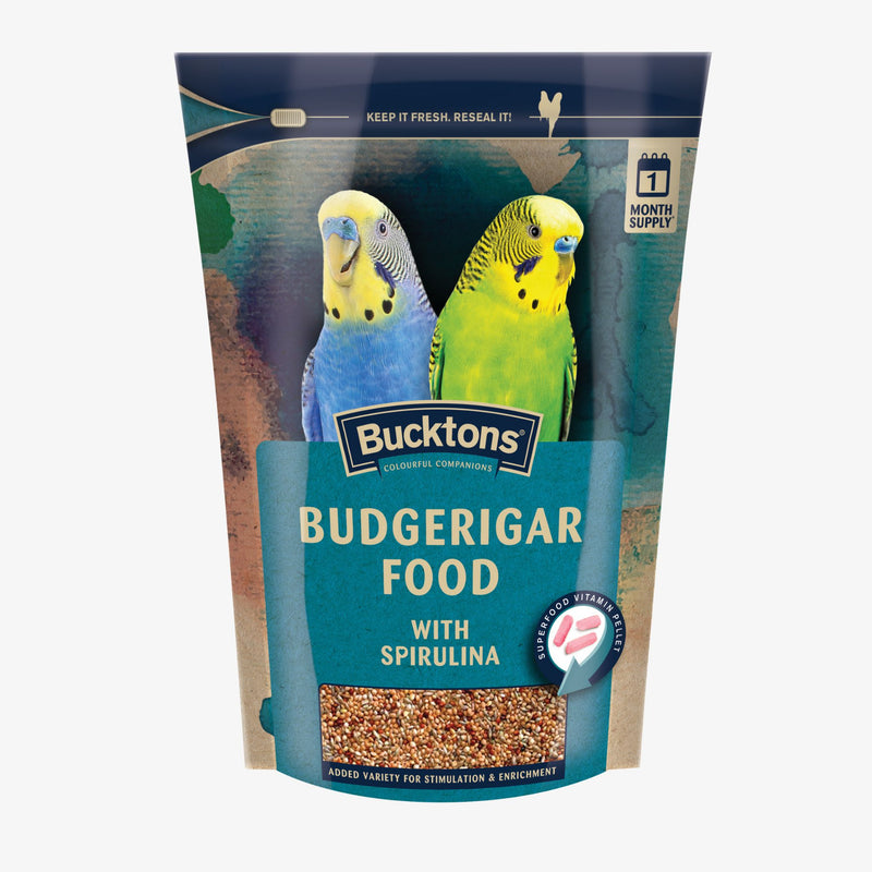 Bucktons Budgie Food with Spirulina