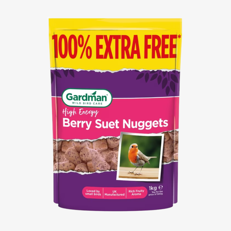 Gardman Berry Nuggets 500g + 100% Extra Free