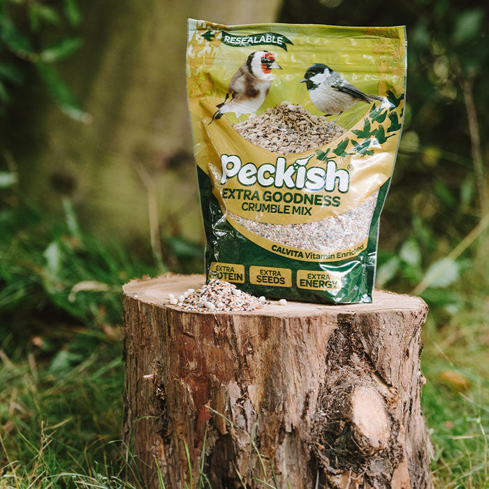 Peckish Extra Goodness Krümel-Vogelfutter – 350g Mit Extra Protein & Energie Für Das Ganze Jahr