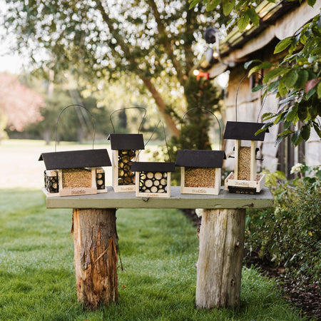 Peckish Woodland Feast Seed & Suet Cake Tower Feeder