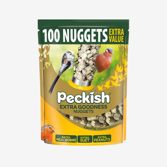 Peckish Extra Goodness Nuggets in packaging
