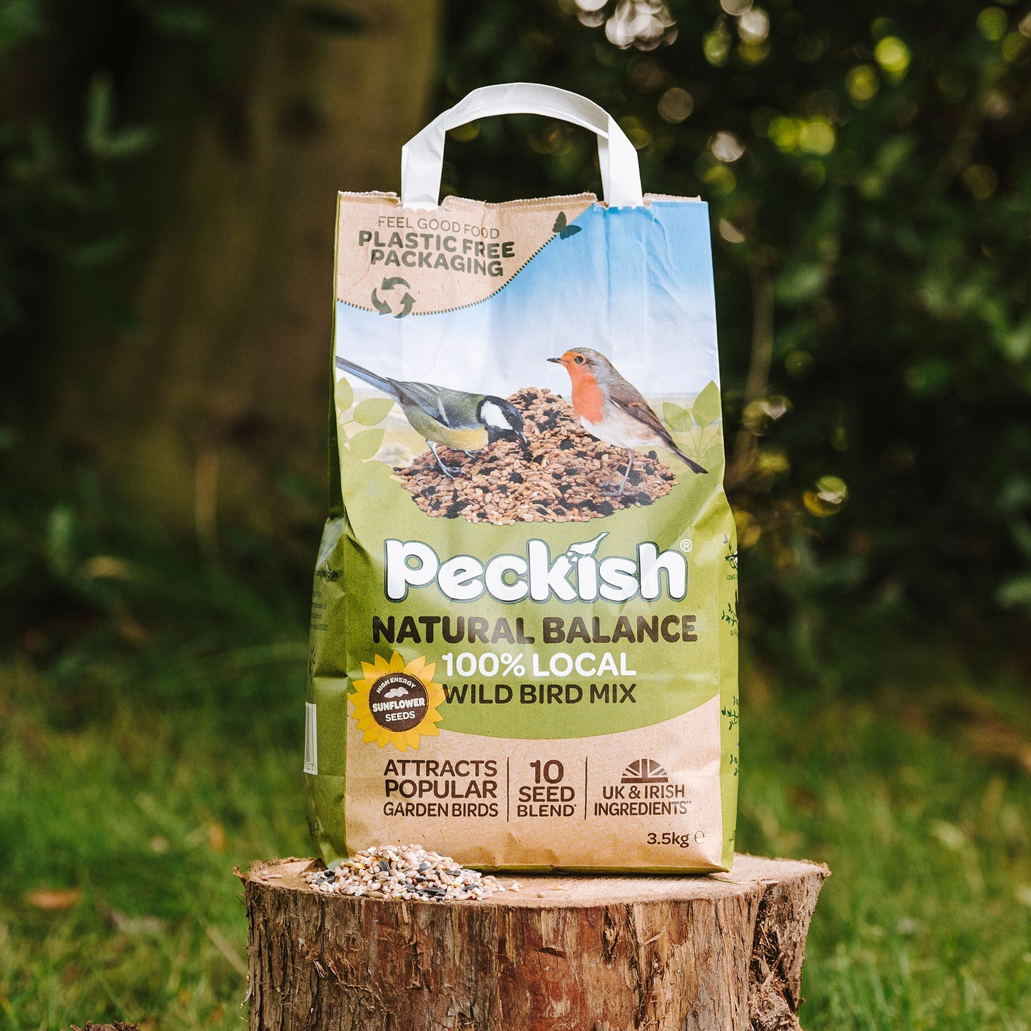 Peckish Natural Balance Seed Mix in packaging 3.5kg