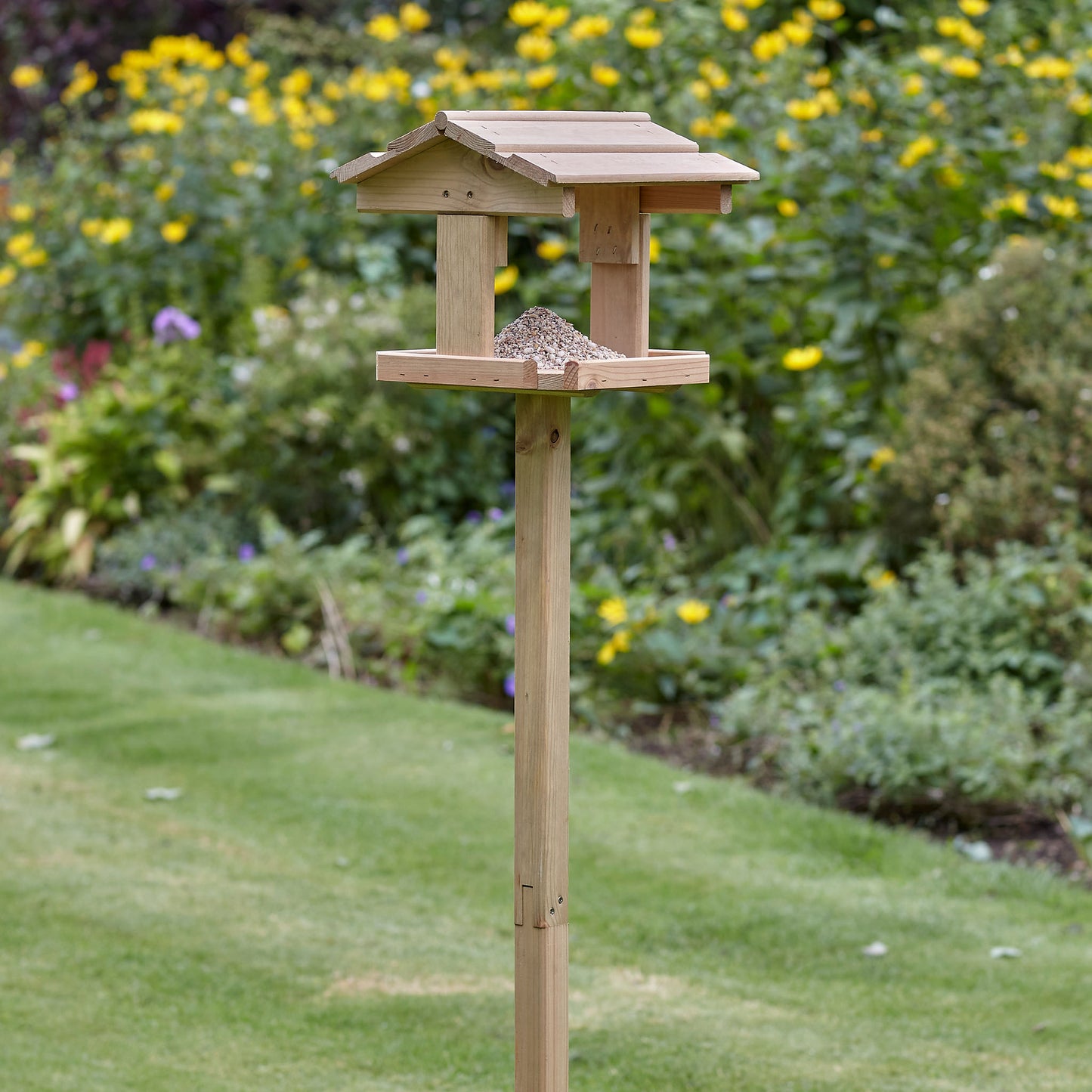 Peckish Everyday Garden Bird Table with seed mix on