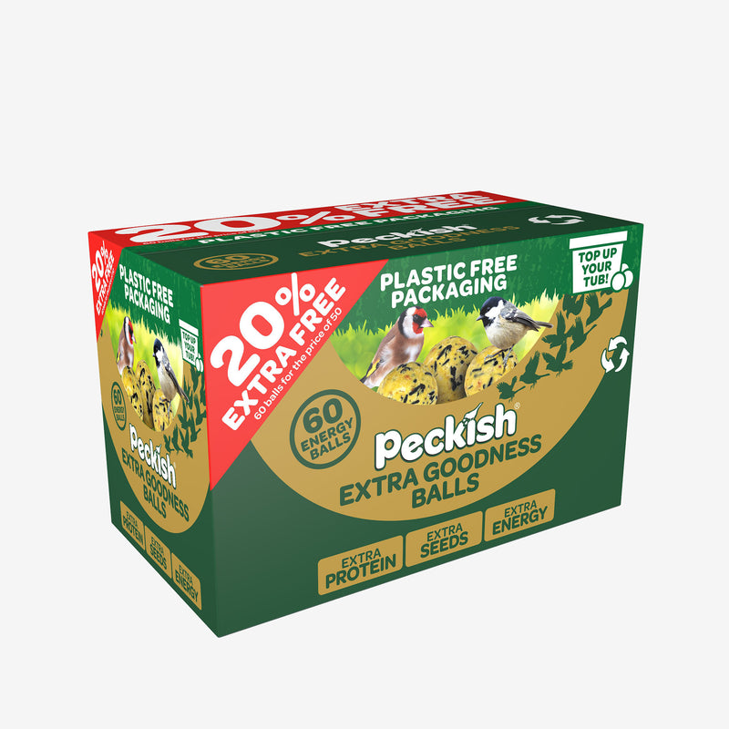 Peckish Extra Goodness Energy Balls 60 Pack