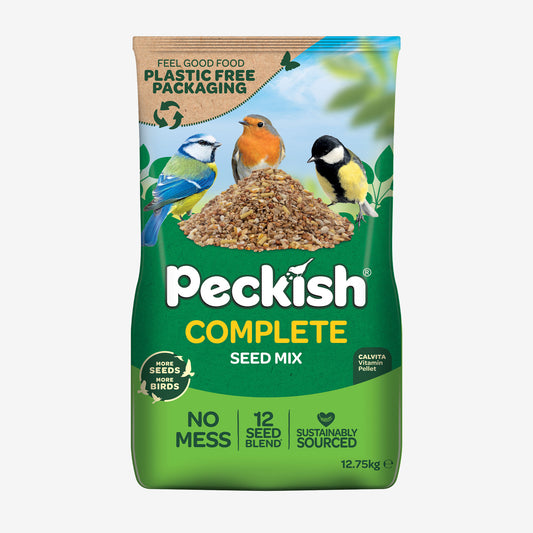 Peckish Complete Seed Mix 12.75kg in packaging bag
