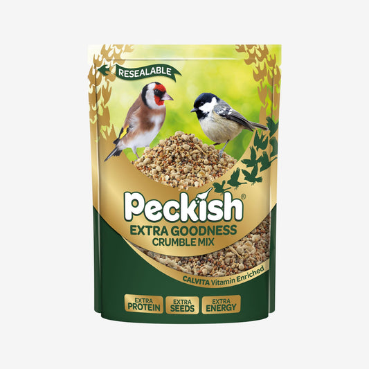Peckish Extra Goodness Crumble Mix in packaging