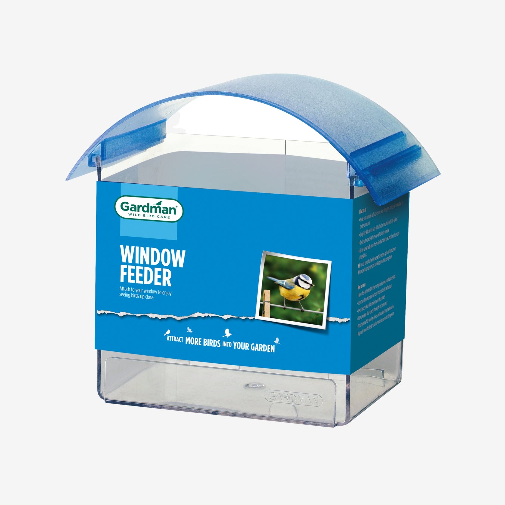 Gardman Window Feeder Wild Bird Feeders Peckish UK