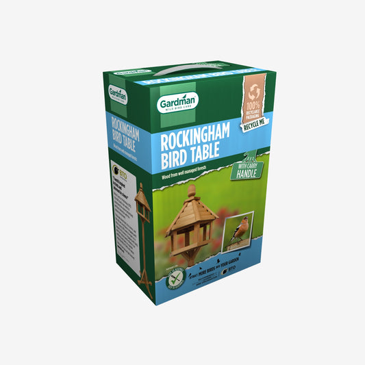 Gardman Rockingham Bird Table in packaging