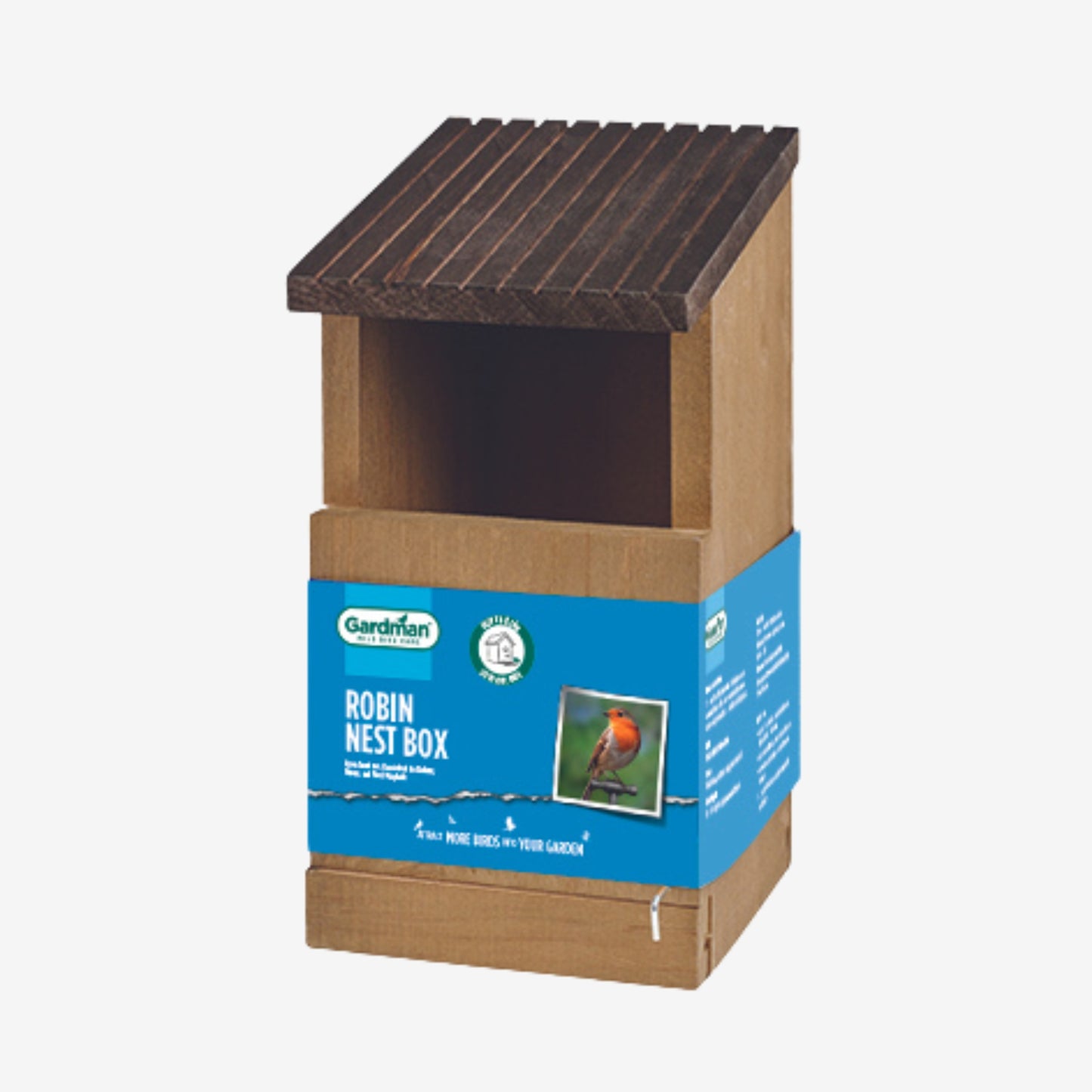 gardman robin nest box packaging